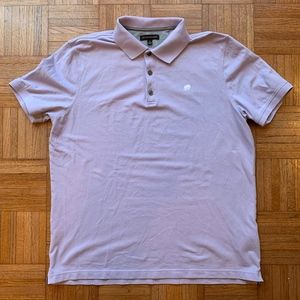 Men's Banana Republic Light Purple Polo Shirt, XL